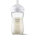 Philips Avent Natural Response Üvegpalack, 240 ml, anyamellként működő cumi, flow 3, szivárgásmentes cumi, +1 hónap, BPA mentes, könnyen tisztítható - Image 4