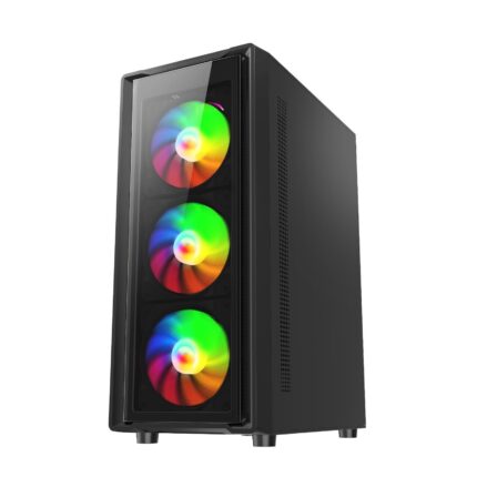 Asztali Számítógép GeFors Gaming Pro V2 Intel® SIX-Core™ i5-9400 4.1 Ghz TURBO, 16 GB RAM DDR4, 1000 GB SSD, Videokártya 8 GB GDDR5, Egér billentyűzet