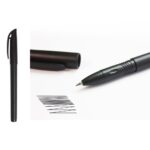 G&S PRO® Napló – AristoNotes kollekció, A5 formátum, 200 oldal, bőr borító, számzáras rendszer, fekete toll mellékelve - Image 5