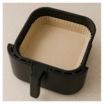 OEM 300 darabos készlet, sütőpapír forrólevegős fritőzbe 20 x 20 cm – négyzet alakú, tapadásmentes - Image 6