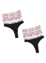 8 darabos női tanga bugyi szett, többszínű, L méret - Image 4