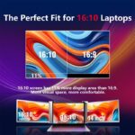 Háromszoros képernyő-kiterjesztés 14 hüvelykes laptophoz, hordozható 1200P FHD IPS monitor 15-17,3 hüvelykes laptophoz, Plug and Play utazó laptop monitor hosszabbító Win/MAC rendszerhez