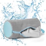 Cipőmosótáska, zioda smart essentials®, belső sörtékkel 360°-os tisztításhoz, cipőmosáshoz, szárításhoz, szállító- és tárolótáska, tartós prémium poliészter, újrafelhasználható, hordozható, ellenálló, XXL méret, 19x39 cm, szürke