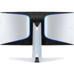 TCL 34R83Q QD Mini-LED ívelt 34" Gaming monitor, UWQHD (3440x1440), 170Hz, 1ms, AMD FreeSync™ Premium, NVIDIA G-Sync™, HDR 1600, 1400 nit, Környezeti fény, Hangszórók, USB Type-C USB, 2x HDMI, Display Port, Jack, Pivot, Fehér - Image 7