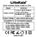 Univerzális akkumulátor töltő, Wacorresi, Intelligens töltő 4 akkumulátorhellyel, LCD kijelző, Többszörös biztonsági védelem, gyors töltés Ni-MH/Ni-Cd AA/AAA, 110-240V AC, 12V DC, Fekete - Image 9