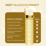 Hidratáló maszk, PLANTIFIQUE szemtapaszok kollagénnel, koffeinnel, spirulinával, tengeri moha, glükóz és konjac kivonattal, sötét karikák elleni, ránctalanító, duzzadt szemekre, revitalizáló és világító, 5 pár - Image 3