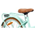 Sun Baby Gyermek Kerékpár, Retro Flower Bike, 20 hüvelyk, Első Kosár, Csomagtartó, Oldaltámasz, V-fék, 6-8 év, Mentazöld - Image 13