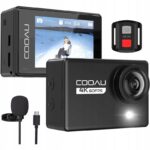 COOAU 4K akciókamera, 48MP, WiFi, 170°, teljes tartozékkészlet, 2 db 1350 mAh akkumulátor - Image 2