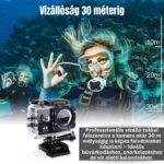 INVICTWIN 4K Ultra HD sportkamera – Beépített Wi-Fi, Stabilizált filmezés (rázkódásmentes), 170°-os ultraszéles látószögű objektív, LCD kijelző, akár 30 méterig vízálló, 128 GB-os microSD kártya támogatás, alkalmazásvezérlés - Image 5