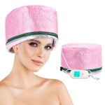 Elektromos hajápoló sapka, Garsonal, Max. 65℃, 3 hőmérsékleti fokozat, egyenletes melegítés, rózsaszín - Image 2