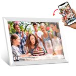 WIFI digitális képkeret, 10,1 hüvelykes, CHIGOODS, 32 GB, érintőképernyő 1280X800 HD IPS, Frameo alkalmazás, MicroSD, fotók/videók, hangszóró, fehér - Image 8