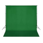 vidaXL zöld pamut háttér blueboxhoz állvány nélkül 300 x 300 cm - Image 5