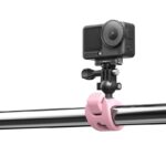 Támogatás Elastic Mini Q-hoz, Amagisn, rózsaszín, kompakt design, 67cm összecsukva
