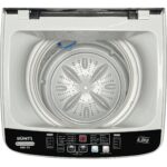 Félautomata mosógép, rozsdamentes kád, Büntz BMS-80, 8 kg, 10 mosási program, LED kijelző, 700 RPM, 355 W, beépített facsaró, Szürke - Image 5