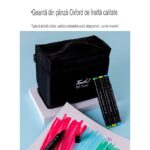 120 db professzionális Arvada Color Magic filctoll készlet, többszínű marker, alkohol alapú tintával, dupla fej 1mm-6mm, fekete - Image 12