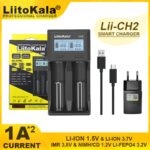 Univerzális akkumulátortöltő, Wacorresi, Intelligens 2 slotos akkumulátortöltő, LCD kijelző, Többszörös biztonsági védelem, gyors töltés Ni-MH/Ni-Cd AA, 110-240V AC, 12V DC, Fekete - Image 5