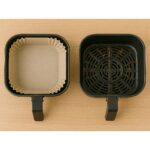 OEM 300 darabos készlet, sütőpapír forrólevegős fritőzbe 20 x 20 cm – négyzet alakú, tapadásmentes - Image 7