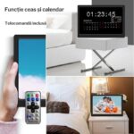 Digitális képkeret, 10,1 hüvelykes LCD, távirányítóval, fehér - Image 4