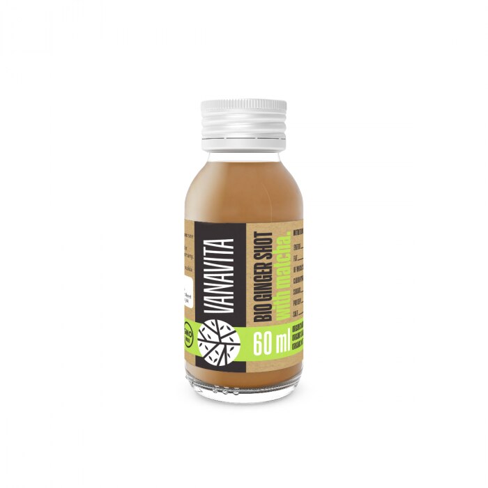 res_994aa13ffb83ada29bf02558c87b3011-1.jpg VanaVita - Bio Ginger shot Matcha 60 ml ízesítetlen - Image 1