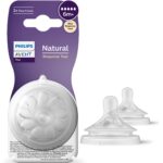 Philips-Avent SCY965/02 Natural Response Cumi, +6 hónap, úgy működik, mint az anya melle, cumi szivárgás nélkül, 5-ös folyás, BPA-mentes, 2 darab