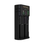 VariCore V20i töltő, 2 független slot, támogatja a Li-ion, Ni-MH, USB Power Bank funkciót, 118x63x30mm, 84g - Image 3