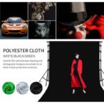 Kit studio foto video világítás professzionális, 2 softbox-szal, 2 fotóernyővel, 2 db 150W 5500K fénycsővel és 2 db 120W-os LED izzóval távirányítóval, zöld chroma key háttér, háttértartó, vászoncsipeszek, táska - Image 5