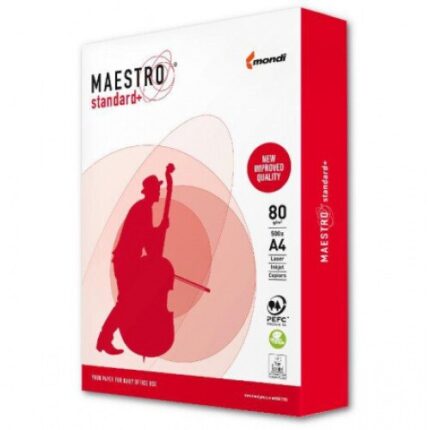 Mondi Maestro Stadard+ másolópapír, A4, 80 g, B osztály, 5 /doboz