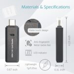 2 az 1-ben kártyaolvasó, Mingzhi®, 5Gbps, USB 3.0, kétkártyás SD-kártya olvasó SD, SDHC, SDXC, Micro SD, MicroSDHC, Micro SDXC, MMC, RS-MMC, TF kártya TF kártyákhoz - Image 5
