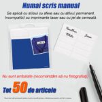 Öntapadós névcímkék, 100 darab/szett, 50x15mm, vízálló és mosógépben mosható, nem jönnek le könnyen, környezetbarát és bőrbarát, felragasztható tárgyakra, mint például ruhákra/cipőkre, gyermekek számára - Image 5