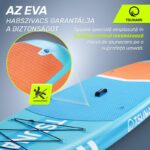 Szett felfújható Stand Up PaddleBoard, Tsunami, T05, úszó evezővel, 320 x 81 x 15 cm, 13.5 kg, pumpával, javítókészlettel, hordtáskával, evezővel, PVC, kék/narancs - Image 15