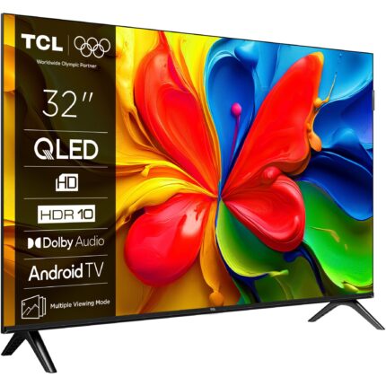 TCL QLED 32S4K Televízió (2025-ös modell), 80 cm, Android Smart TV, HD Ready, F energiaosztály