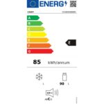Candy CHASD4385EBC Egyajtós hűtőszekrény, 90 l, E energiaosztály, M: 85 cm, Fekete - Image 6