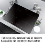 STARCREST SIH-6060 Beépített főzőlap, Indukciós, 4 főzőzóna, Érintésvezérlés, Booster, Időzítő, Fekete üveg - Image 6