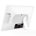 WIFI digitális képkeret, 10,1 hüvelykes, CHIGOODS, 32 GB, érintőképernyő 1280X800 HD IPS, Frameo alkalmazás, MicroSD, fotók/videók, hangszóró, fehér - Image 6