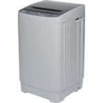 Félautomata mosógép, rozsdamentes kád, Büntz BMS-80, 8 kg, 10 mosási program, LED kijelző, 700 RPM, 355 W, beépített facsaró, Szürke - Image 4