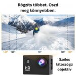 INVICTWIN 4K Ultra HD sportkamera – Beépített Wi-Fi, Stabilizált filmezés (rázkódásmentes), 170°-os ultraszéles látószögű objektív, LCD kijelző, akár 30 méterig vízálló, 128 GB-os microSD kártya támogatás, alkalmazásvezérlés - Image 10