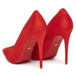 Női cipő, Deezee, modell DZ0023, piros, magassarkú, 36 EU