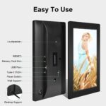 VALORIA digitális képkeret, 10 hüvelykes, Android 11 operációs rendszer, 32 GB tárolókapacitás, WiFi, érintőképernyő, USB kábel mellékelve - Image 6