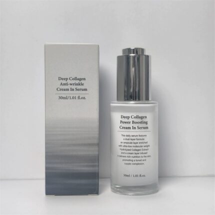 Kollagén esszencia, öregedésgátló, hidratáló, kettős rétegű hidratáló esszencia, 30 ml