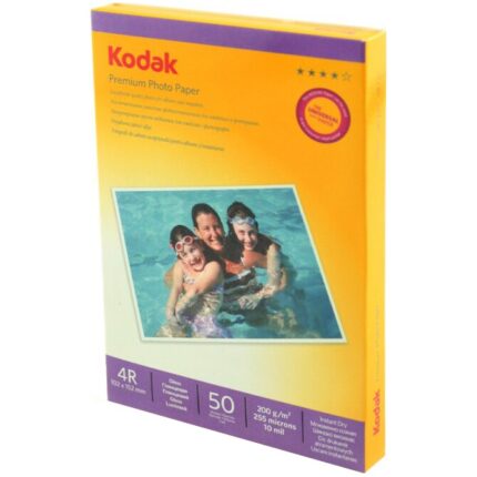 Kodak fotópapír, 50 lap, 4R, High Glossy, 200 g