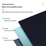 Golxmse elektromos főzőlap, 4 főzőzóna, 7600W, érintésvezérlés, kristálypanel, 52x59cm, fekete - Image 5