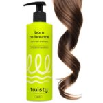 Sampon Göndör és Hullámos Hajra, Twisty, Born to Bounce, Fürtdefiniálás, 93% Növényi Összetevő, Vegán Formula, 280 ml - Image 2