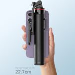 Advanced hordozható teleszkópos fotós állvány, 1,35 m, 360°-os elforgatás, 9 fokozatú fénnyel, vízszintes, függőleges és légi fényképek - Image 12