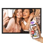 WIFI digitális képkeret, CHIGOODS®, Ultra-keskeny keret, 10,1 hüvelykes, 32 GB, 800X1280 HD IPS érintőképernyő, Frameo alkalmazás, microSD, fotók/videó, hangszóró, fekete - Image 5