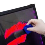 Újraírható LED tábla 40x60 cm, PROCART, neon hatású fényreklám, támasztékkal - Image 9