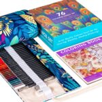 Színes ceruza szett rajzoláshoz, vázlatkészítéshez, RAGI, 76 darabos, feltekerhető tolltartóval - Image 2