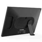 WIFI digitális képkeret, 10,1 hüvelykes, CHIGOODS, 32 GB, érintőképernyő 1280X800 HD IPS, Frameo alkalmazás, MicroSD, fotók/videók, hangszóró, fekete - Image 4