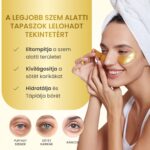 Hidratáló maszk, PLANTIFIQUE szemtapaszok kollagénnel, koffeinnel, spirulinával, tengeri moha, glükóz és konjac kivonattal, sötét karikák elleni, ránctalanító, duzzadt szemekre, revitalizáló és világító, 5 pár - Image 6