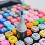 120 db professzionális Arvada Color Magic filctoll készlet, többszínű marker, alkohol alapú tintával, dupla fej 1mm-6mm, fekete - Image 9