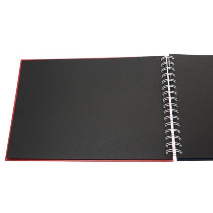 Fotóalbum / Vendégkönyv/ Scrapbooking 20 éves évfordulóra, Boldog születésnapot, fekete oldalak, A4-es fekvő, 25 fekete oldal